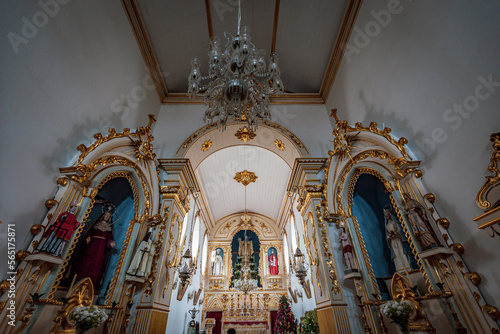 Sao Joao del Rei, Minas Gerais, Brazil: Street view inside Nossa Senhora das Merces church photo