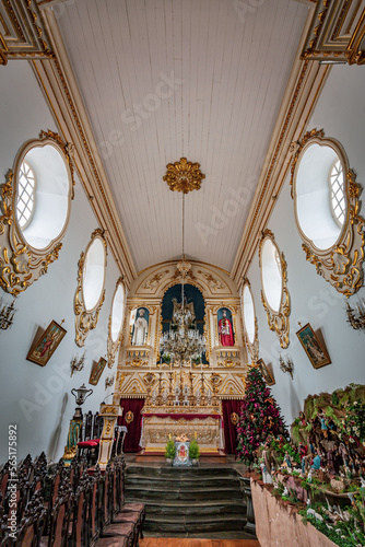Sao Joao del Rei, Minas Gerais, Brazil: Street view inside Nossa Senhora das Merces church photo