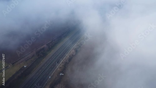 Aerial View Of The Beltway, Cuggiono, Italy photo