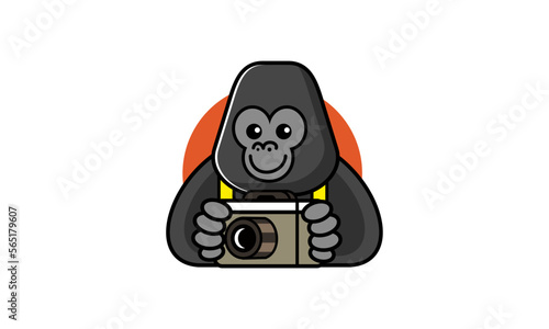 gorilla photography mascot