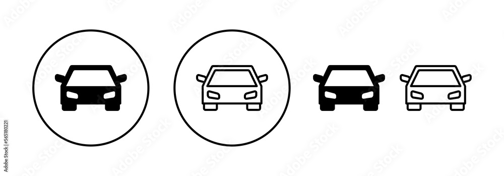 Car icon vector for web and mobile app. car sign and symbol. small sedan Car icon vector for web and mobile app. car sign and symbol. small sedan