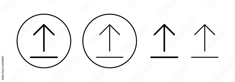 Upload icon vector for web and mobile app. load data sign and symbol Upload icon vector for web and mobile app. load data sign and symbol