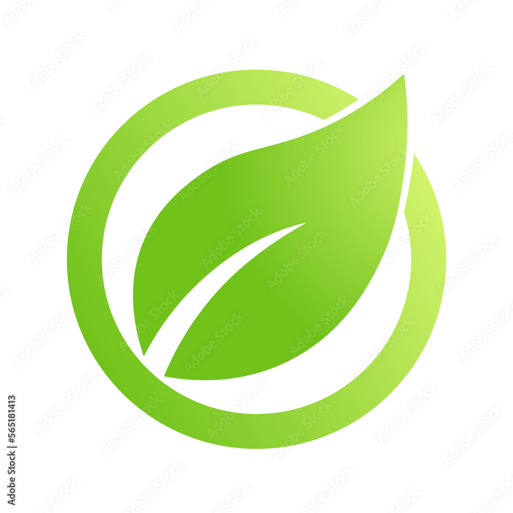 Eco green leaf icon Bio nature green eco symbol for web and business Eco green leaf icon Bio nature green eco symbol for web and business