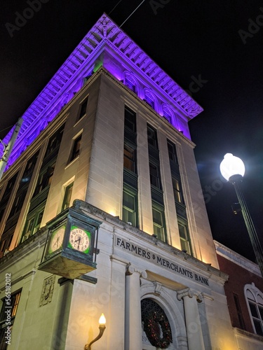 building in the night