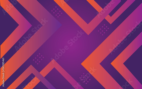 Geometric purple and orange abstract background
