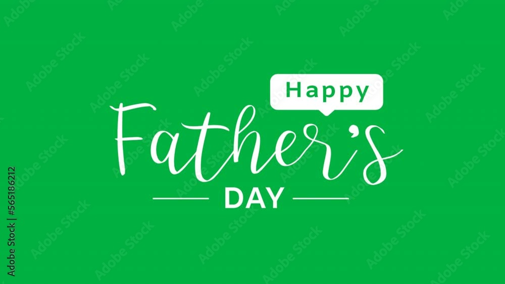Happy Fathers Day text animation on green screen background. Suitables for father's day greeting card. 4k video. Happy Fathers Day text animation on green screen background. Suitables for father's day greeting card. 4k video.
