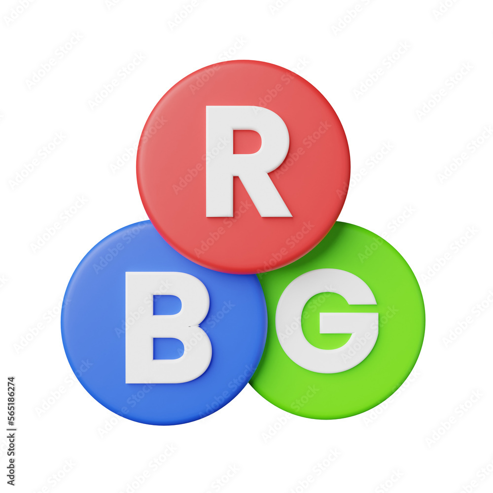 3D Rgb Color 3D Rgb Color