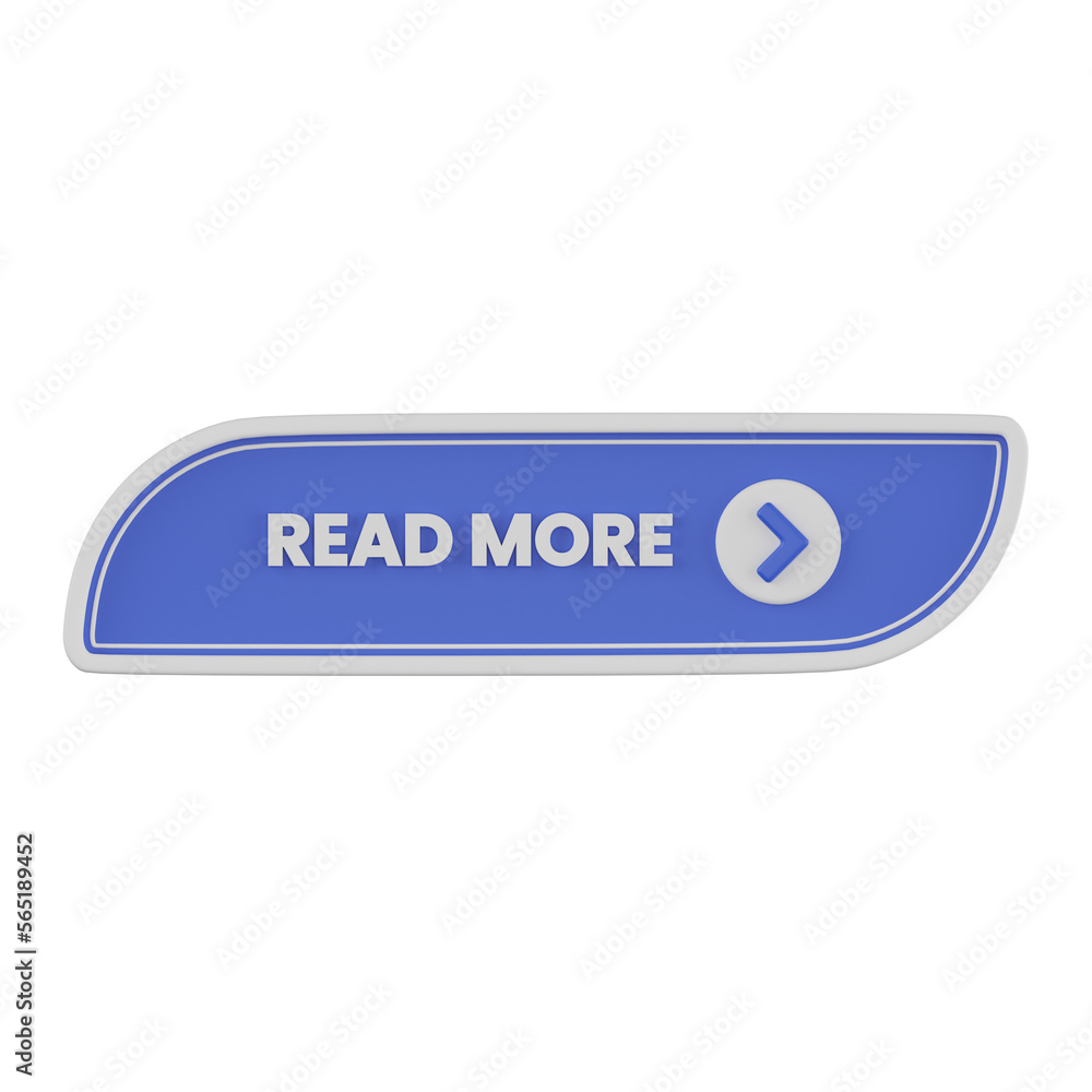 Read More Button 3D Illustration Read More Button 3D Illustration