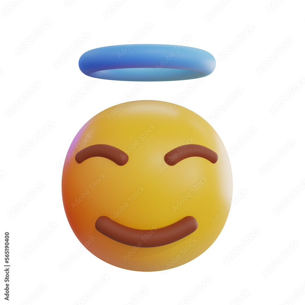 Fototapeta premium Angle 3D Emoji