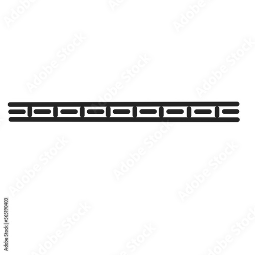Divider line design elements vector