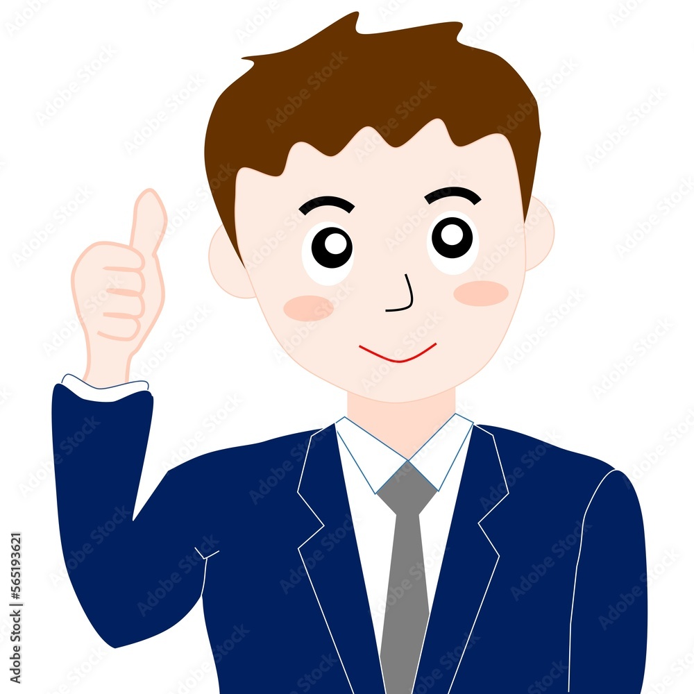 People material - image of a nice young businessman with likes 人物素材ーいいねしてる若いサラリーマン風イメージ People material - image of a nice young businessman with likes 人物素材ーいいねしてる若いサラリーマン風イメージ