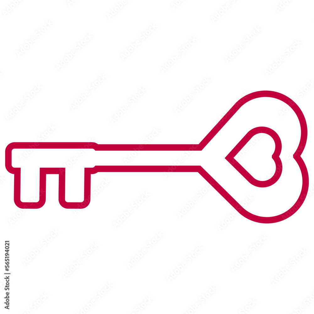 heart key valentines vector design heart key valentines vector design