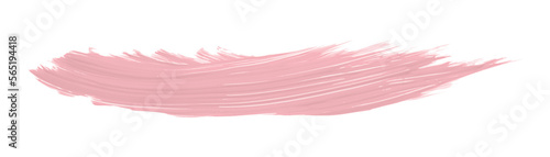 Shiny pink brush isolated on transparent background. pink watercolor png