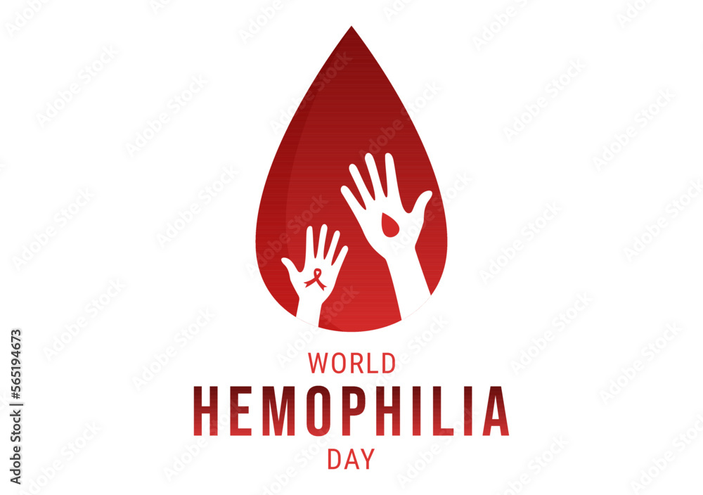 World Hemophilia Day on April 17 Illustration with Red Bleeding Blood for Web Banner or Landing Page in Flat Cartoon Hand Drawn Templates World Hemophilia Day on April 17 Illustration with Red Bleeding Blood for Web Banner or Landing Page in Flat Cartoon Hand Drawn Templates