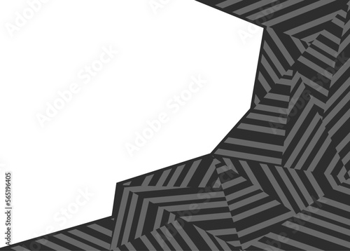 Abstract background with dazzle camouflage pattern and with some copy space area