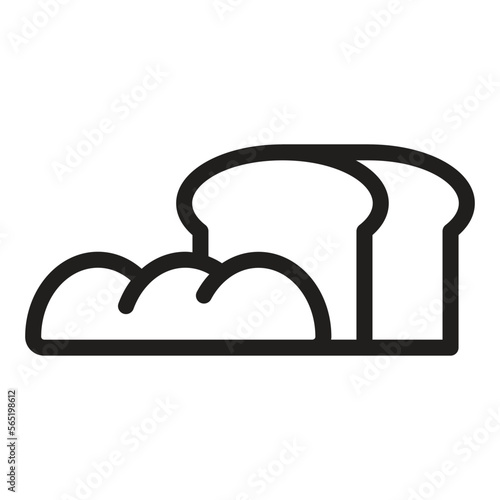 bread line icon illustration vector graphic