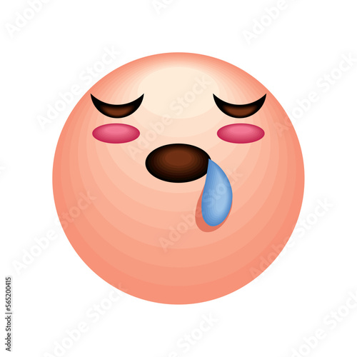 exhausted emoji social media