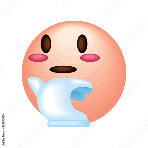 thinking emoji social media