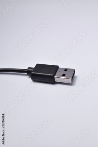 standard USB type A isolated on a white background