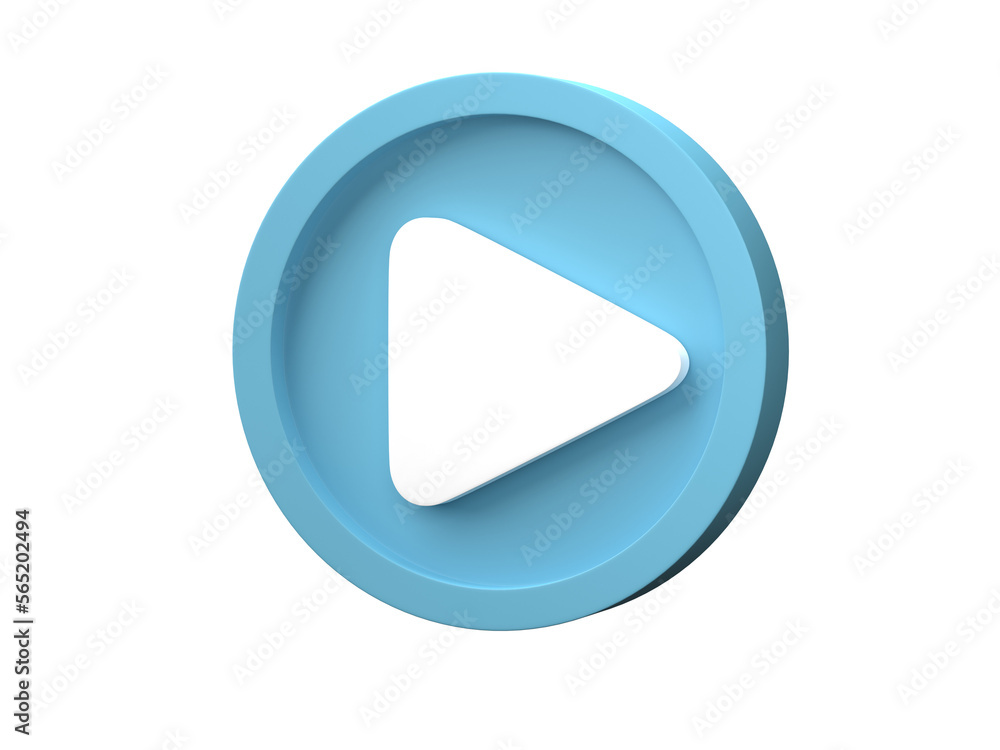 3D video media player isolated on transparent background PNG file format. 3D video media player isolated on transparent background PNG file format.