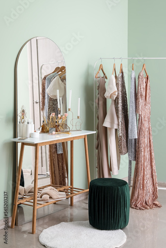 Interior of stylish makeup ...