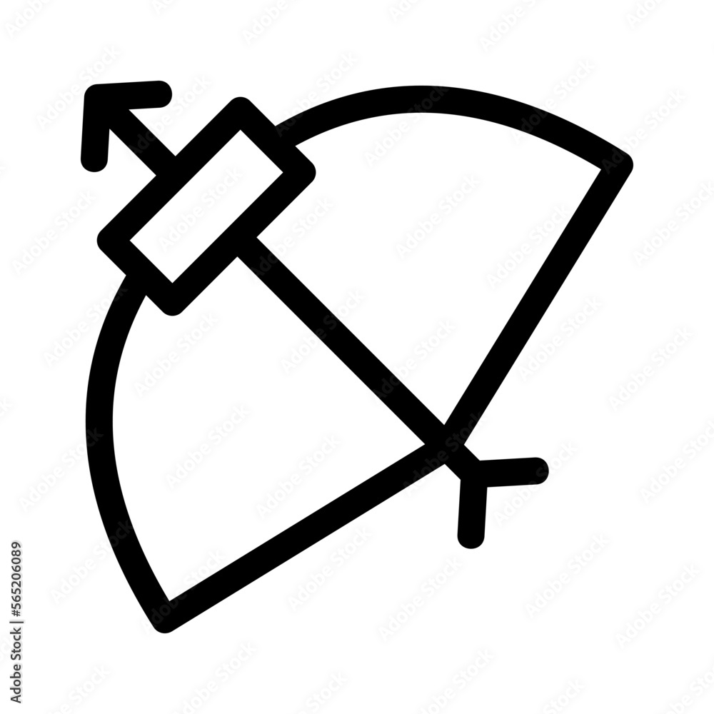 archery icon or logo isolated sign symbol vector illustration - high quality black style vector icons archery icon or logo isolated sign symbol vector illustration - high quality black style vector icons