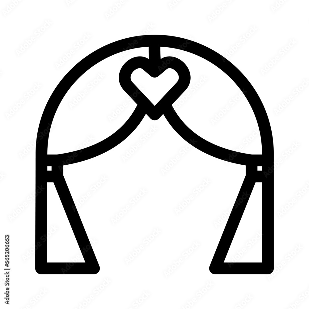 wedding altar icon or logo isolated sign symbol vector illustration - high quality black style vector icons wedding altar icon or logo isolated sign symbol vector illustration - high quality black style vector icons