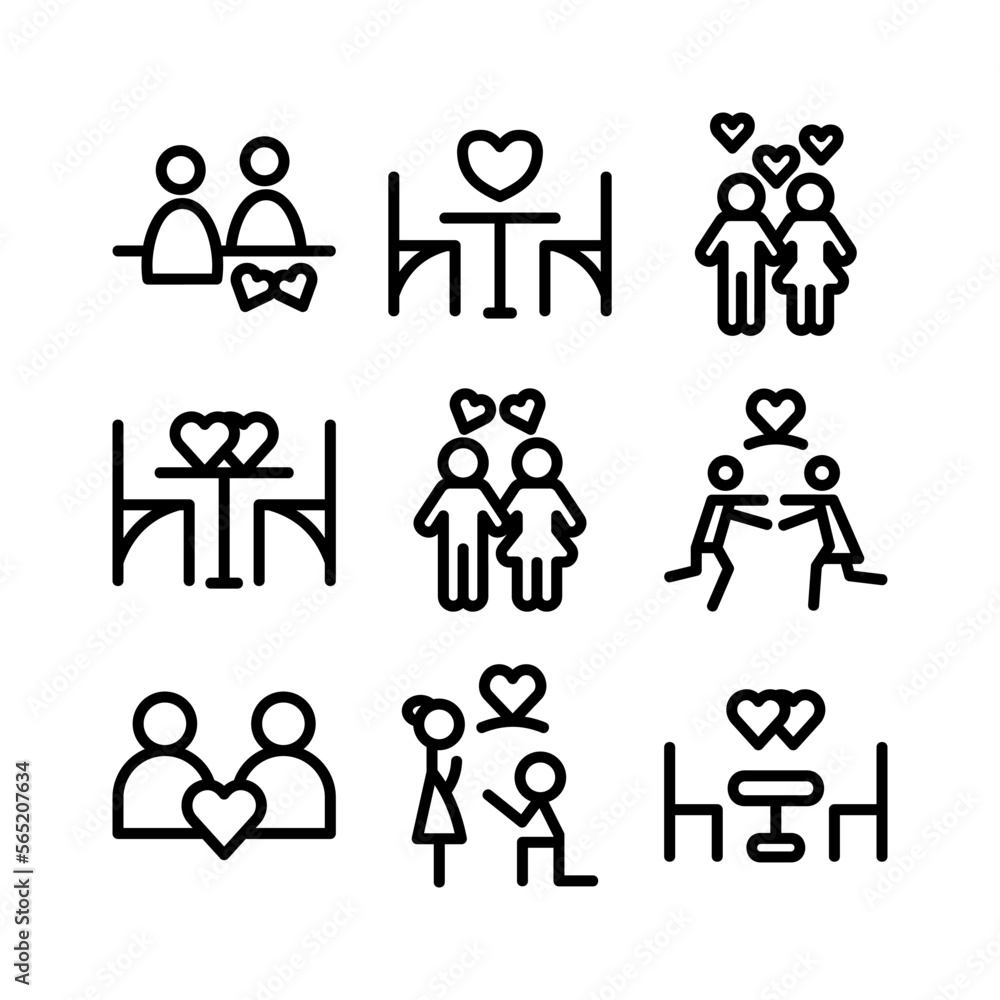 dating icon or logo isolated sign symbol vector illustration - high quality black style vector icons dating icon or logo isolated sign symbol vector illustration - high quality black style vector icons