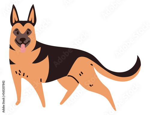 shepherd dog icon