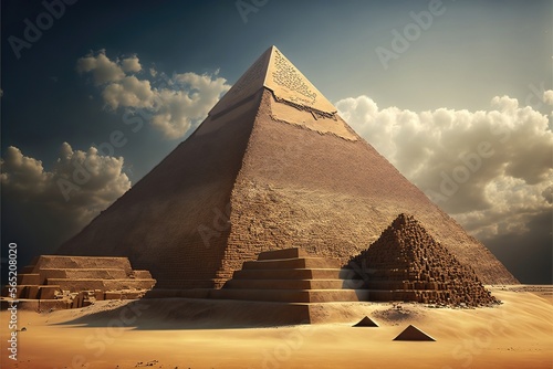 Pyramids of Anciant Age. Genarative AI