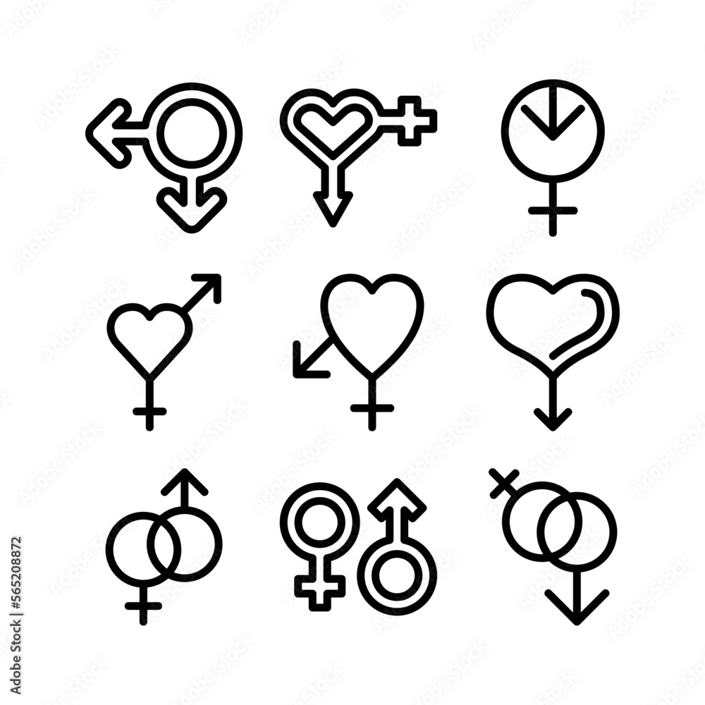 gender icon or logo isolated sign symbol vector illustration - high quality black style vector icons gender icon or logo isolated sign symbol vector illustration - high quality black style vector icons
