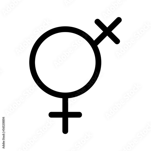 gender icon or logo isolated sign symbol vector illustration - high quality black style vector icons