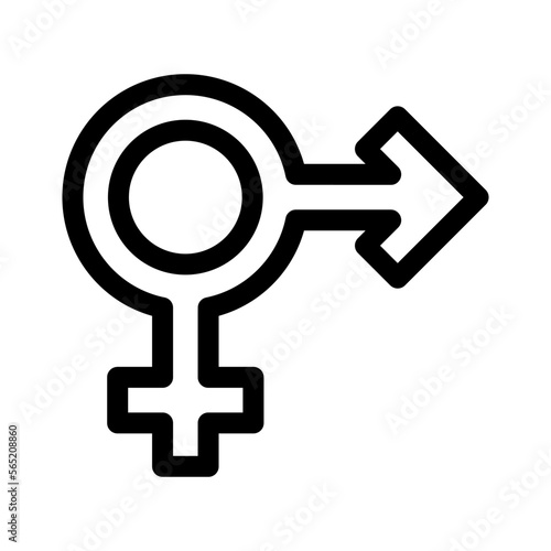 gender icon or logo isolated sign symbol vector illustration - high quality black style vector icons
