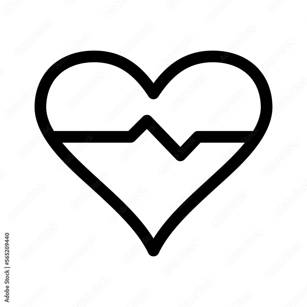 heart rate icon or logo isolated sign symbol vector illustration - high quality black style vector icons heart rate icon or logo isolated sign symbol vector illustration - high quality black style vector icons