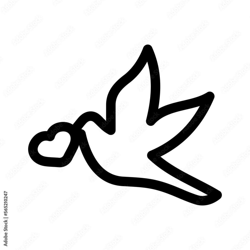 loving bird icon or logo isolated sign symbol vector illustration - high quality black style vector icons loving bird icon or logo isolated sign symbol vector illustration - high quality black style vector icons