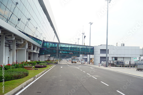 Cengkareng, Indonesia - January 16, 2023: The atmosphere at Soekarno–Hatta International Airport. Soekarno–Hatta is the main airport serving the Jakarta metropolitan area in Indonesia. © Daniel Pawer