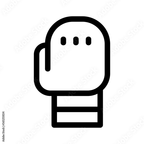 boxing gloves icon or logo isolated sign symbol vector illustration - high quality black style vector icons