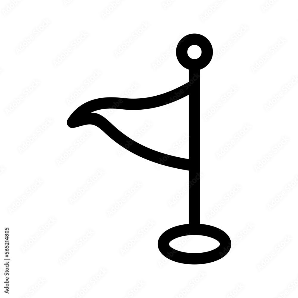 golf icon or logo isolated sign symbol vector illustration - high quality black style vector icons