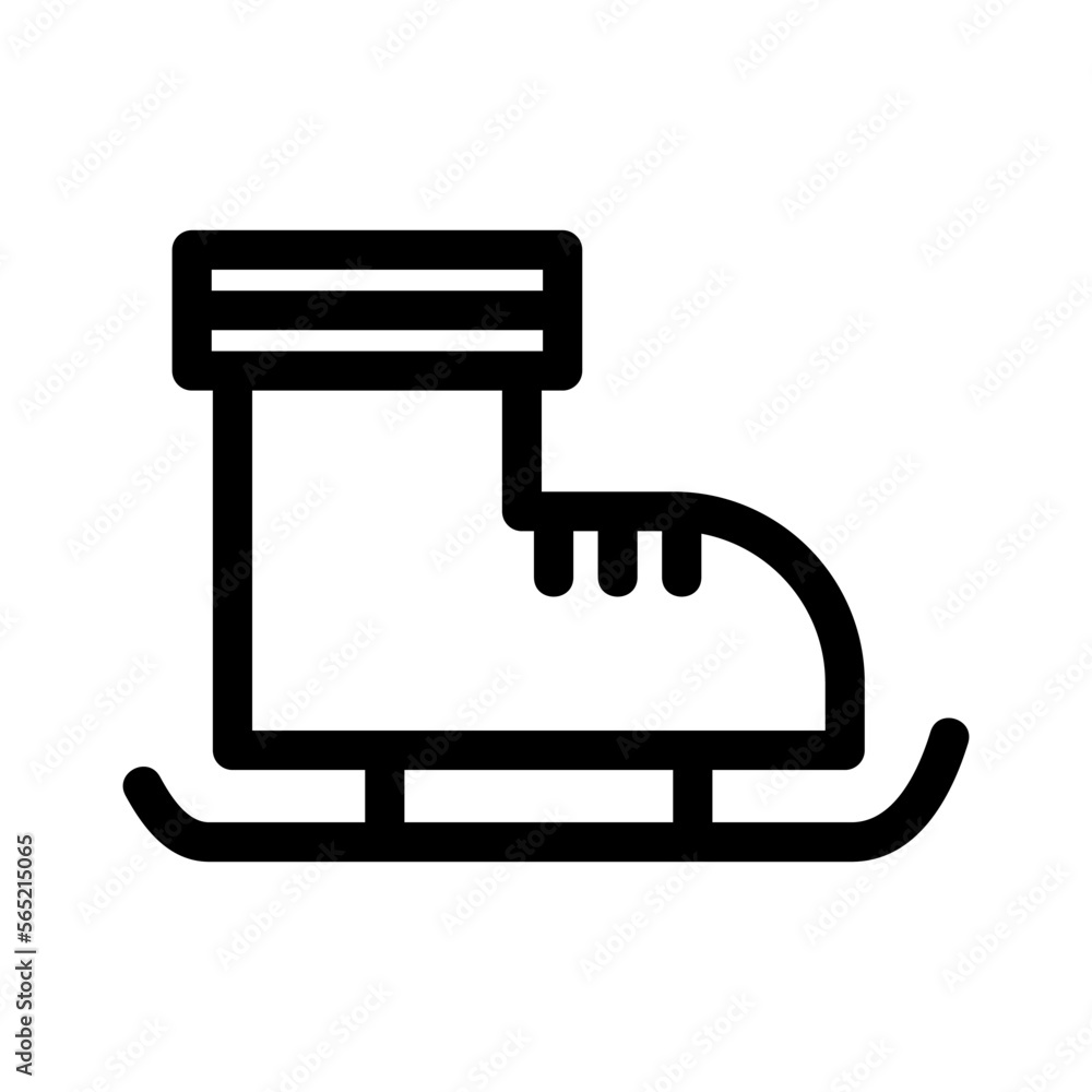ice skate icon or logo isolated sign symbol vector illustration - high quality black style vector icons ice skate icon or logo isolated sign symbol vector illustration - high quality black style vector icons