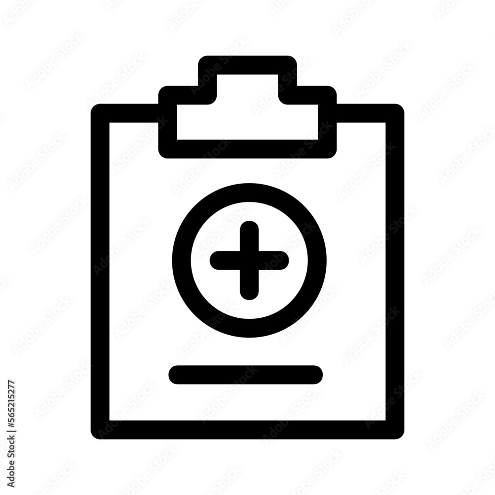 medical report icon or logo isolated sign symbol vector illustration - high quality black style vector icons medical report icon or logo isolated sign symbol vector illustration - high quality black style vector icons