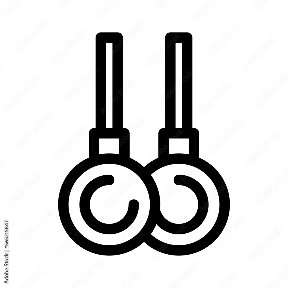 rings icon or logo isolated sign symbol vector illustration - high quality black style vector icons rings icon or logo isolated sign symbol vector illustration - high quality black style vector icons