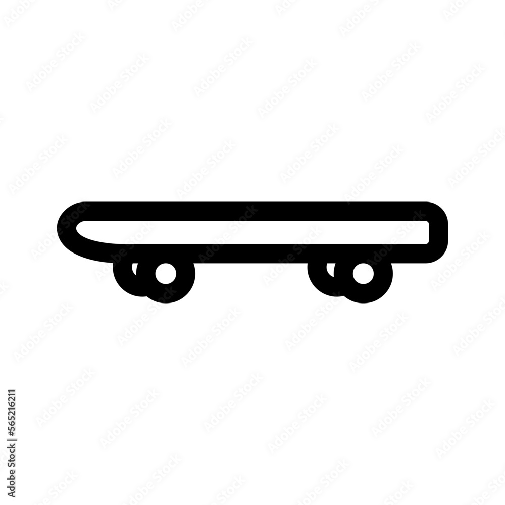 skateboard icon or logo isolated sign symbol vector illustration - high quality black style vector icons