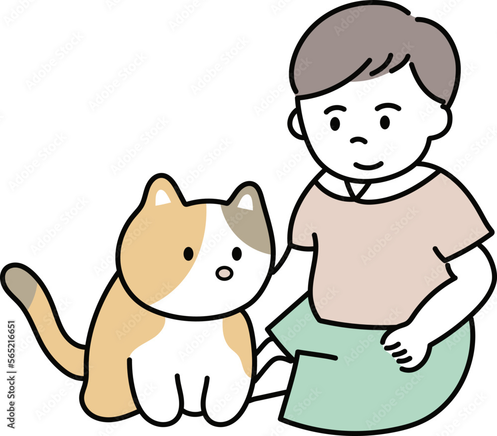 ねこと子ども1