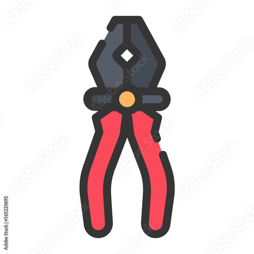 plier line icon