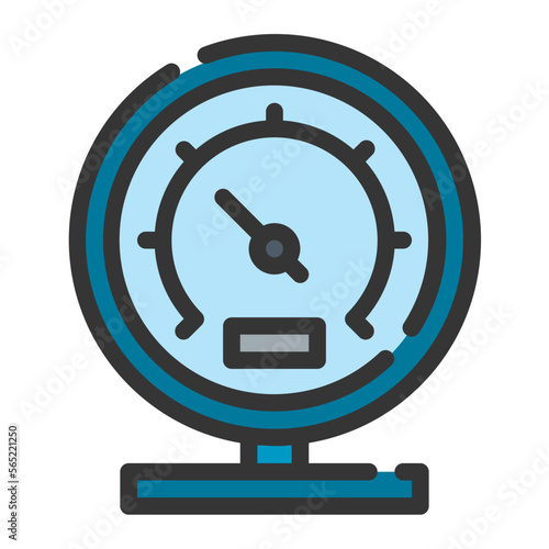 gauge line icon