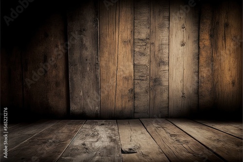 Rustic Wood Texture: Vertical Timber Background