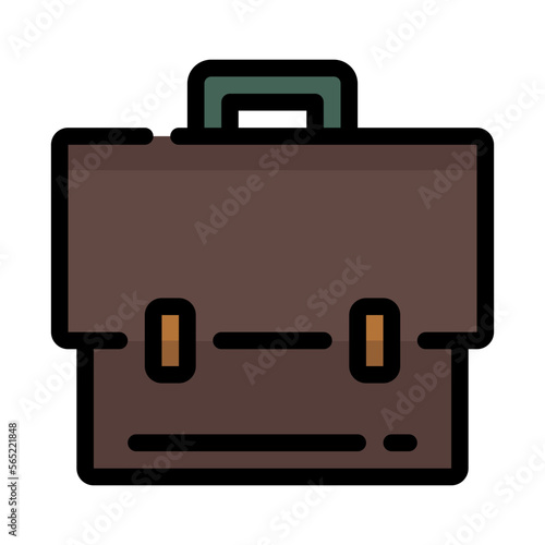 Briefcase line icon