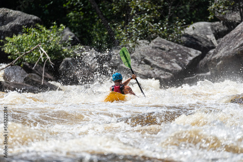 kayaking in the river © Robert