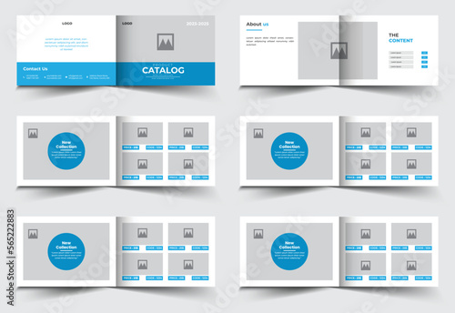 Product catalog or catalogue template design 