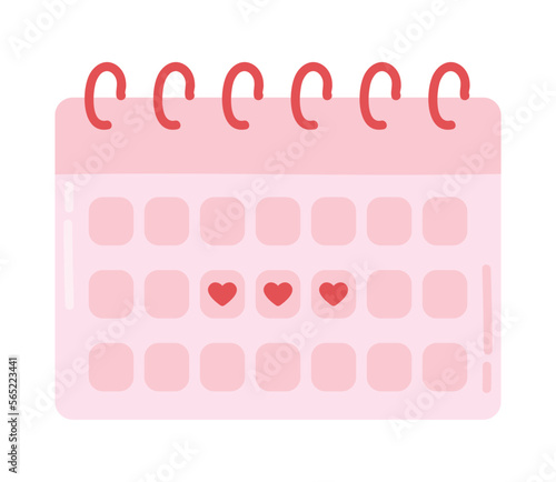 menstruation calendar icon